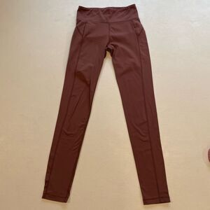 Aeropostale High Rise Leggings Women’s Small Burgundy Active Stretch